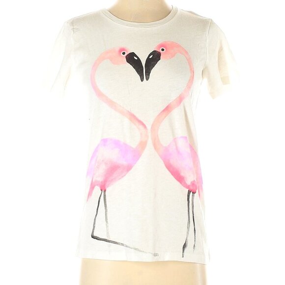 NWT - J. Crew Factory Flamingo Love Collector Tee - Picture 2 of 11